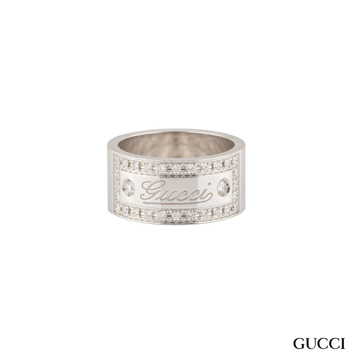 Gucci Diamond Band Ring